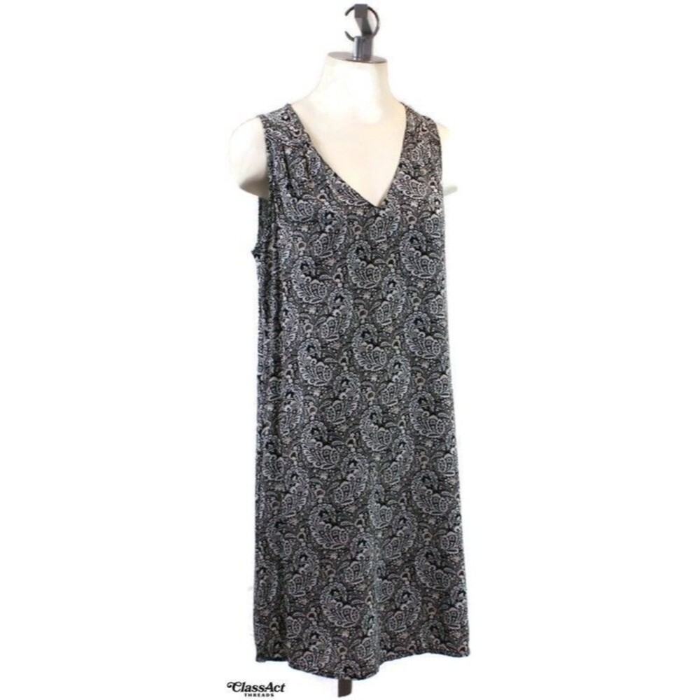 GAP Sleeveless Lightweight Dress Paisley Pattern Multi Color Pull Over Sz S
